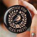 Justice for Alex Pretti Pin, Be Pretti Button, Activism Accessory