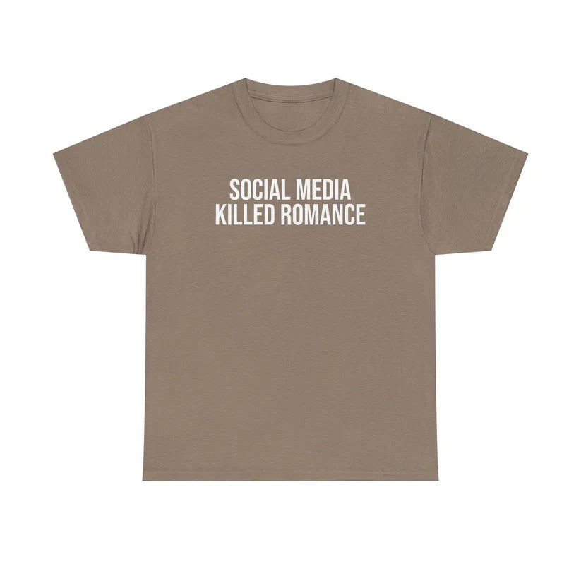 Social Media Killed Romance Shirt, New Generation Shirt