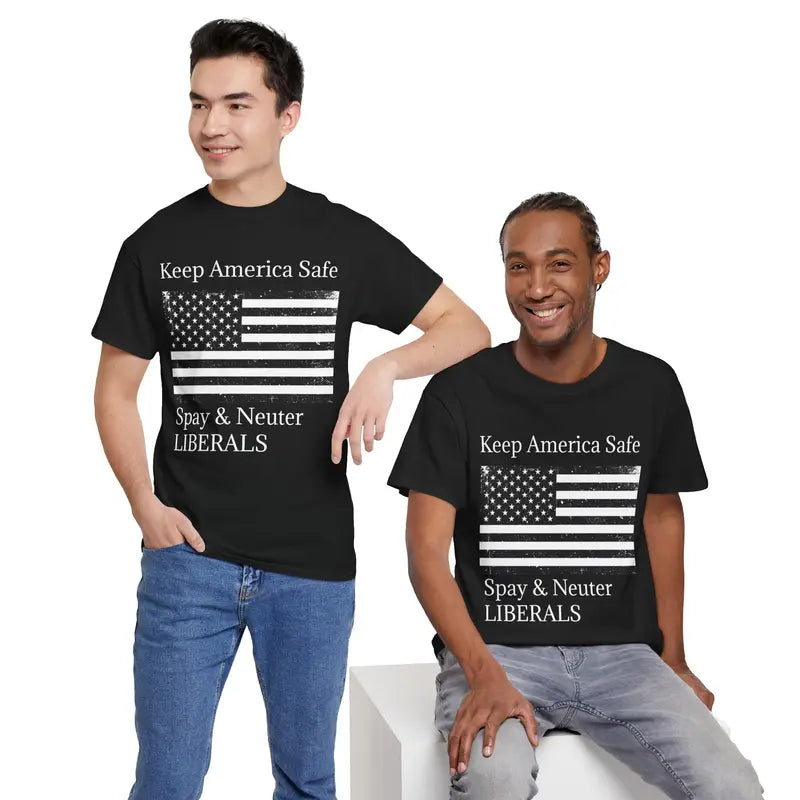 Keep America Safe Tshirt, Spay & Neuter Tee