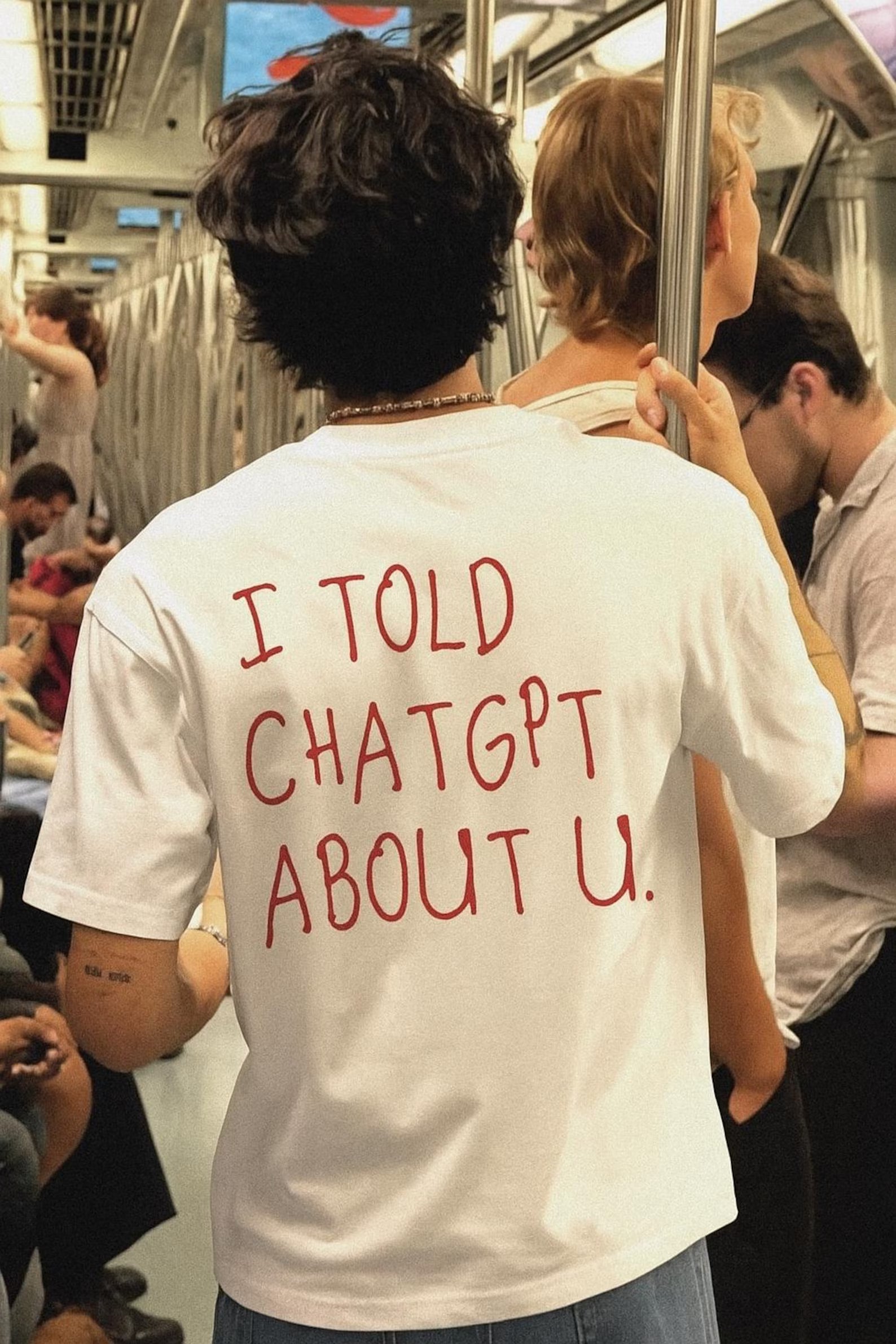 I Told ChatGPT About You Shirt, Quote Tshirt