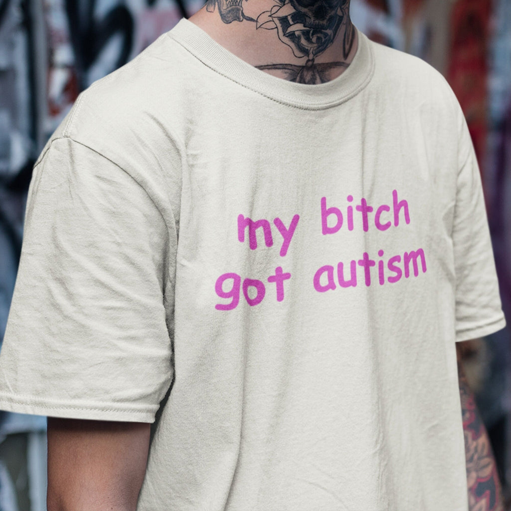 My Partner Got Autism Shirt, Gag Gift