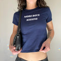 More Boys Kissing Baby Tee, Hockey Romance Shirt