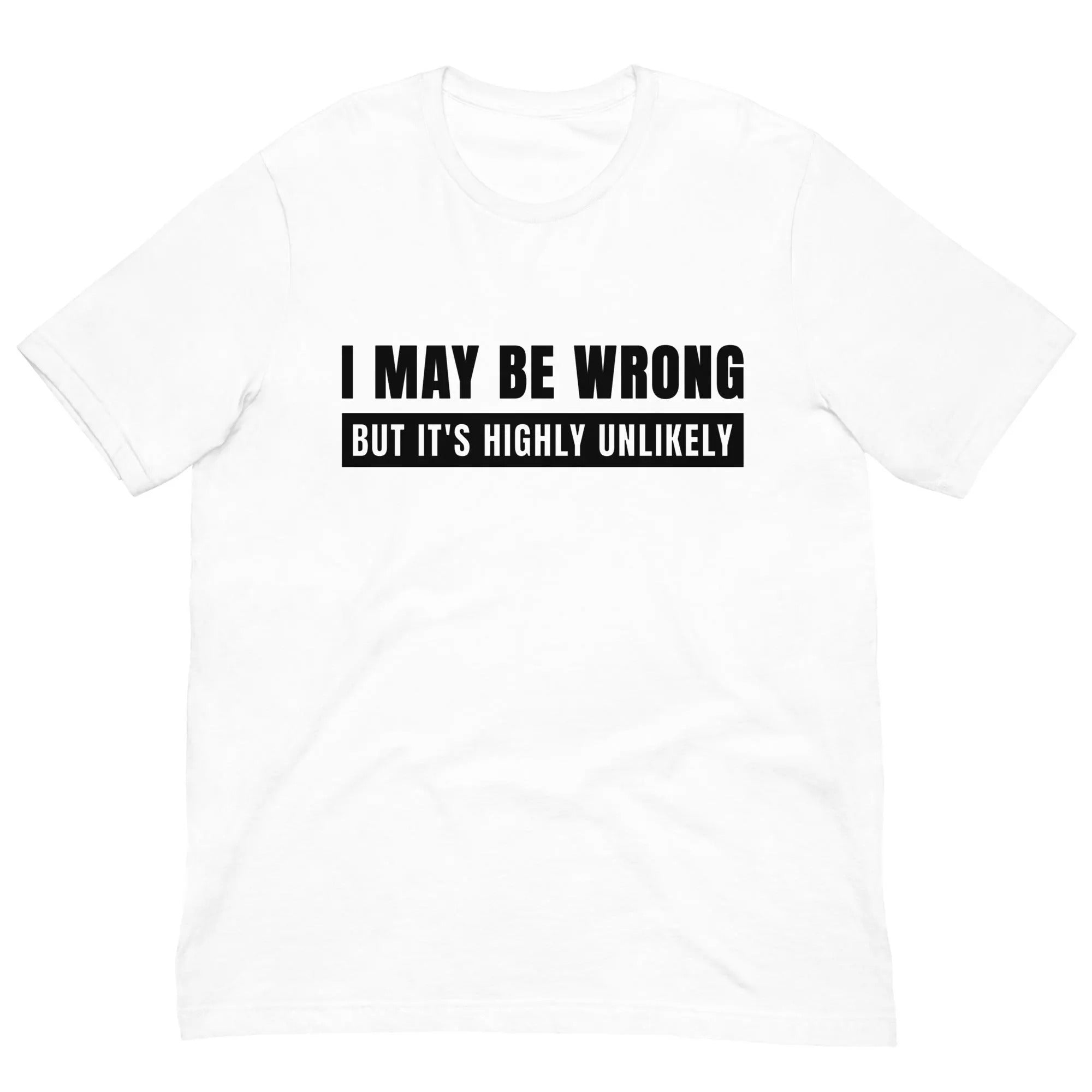 I May Be Wrong But It’s Highly Unlikely Shirt, Gag TShirt