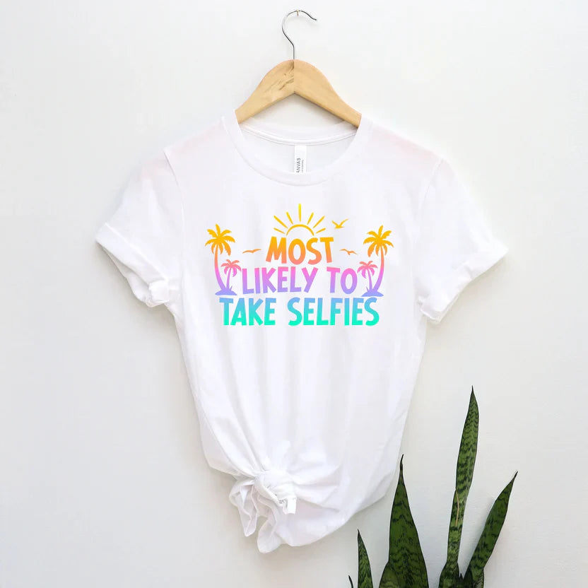 Custom 'Most Likely To' Summer Family Trip Shirts