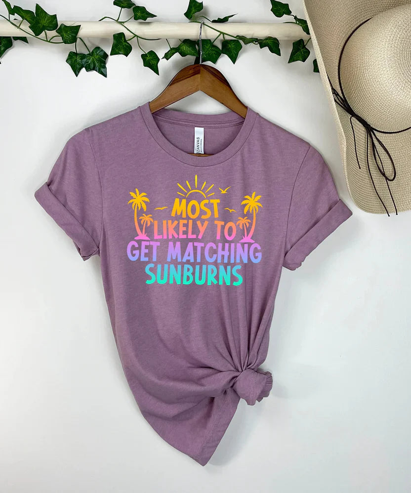 Custom 'Most Likely To' Summer Family Trip Shirts