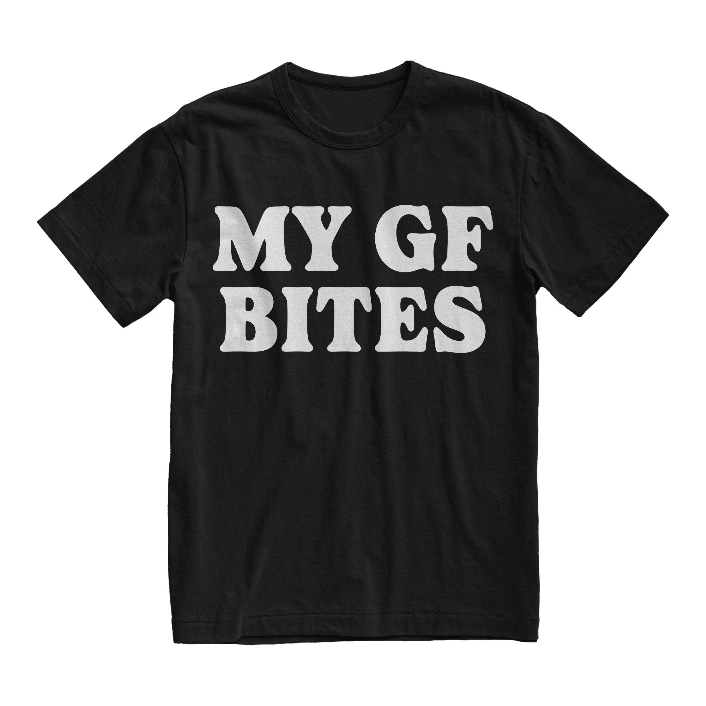 My GF Bites Shirt, Gag Couple Shirt