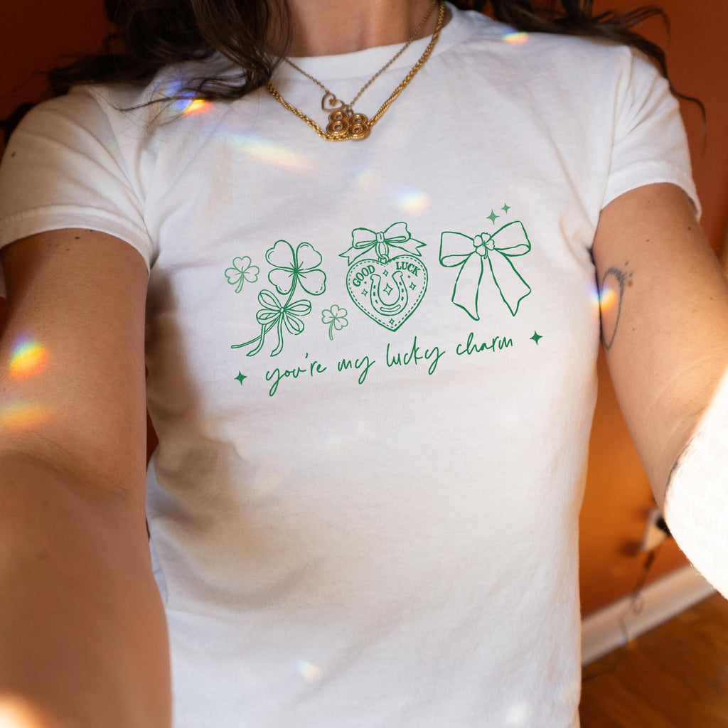 Lucky Charm BabyTee, St. Patrick’s Day Shirt