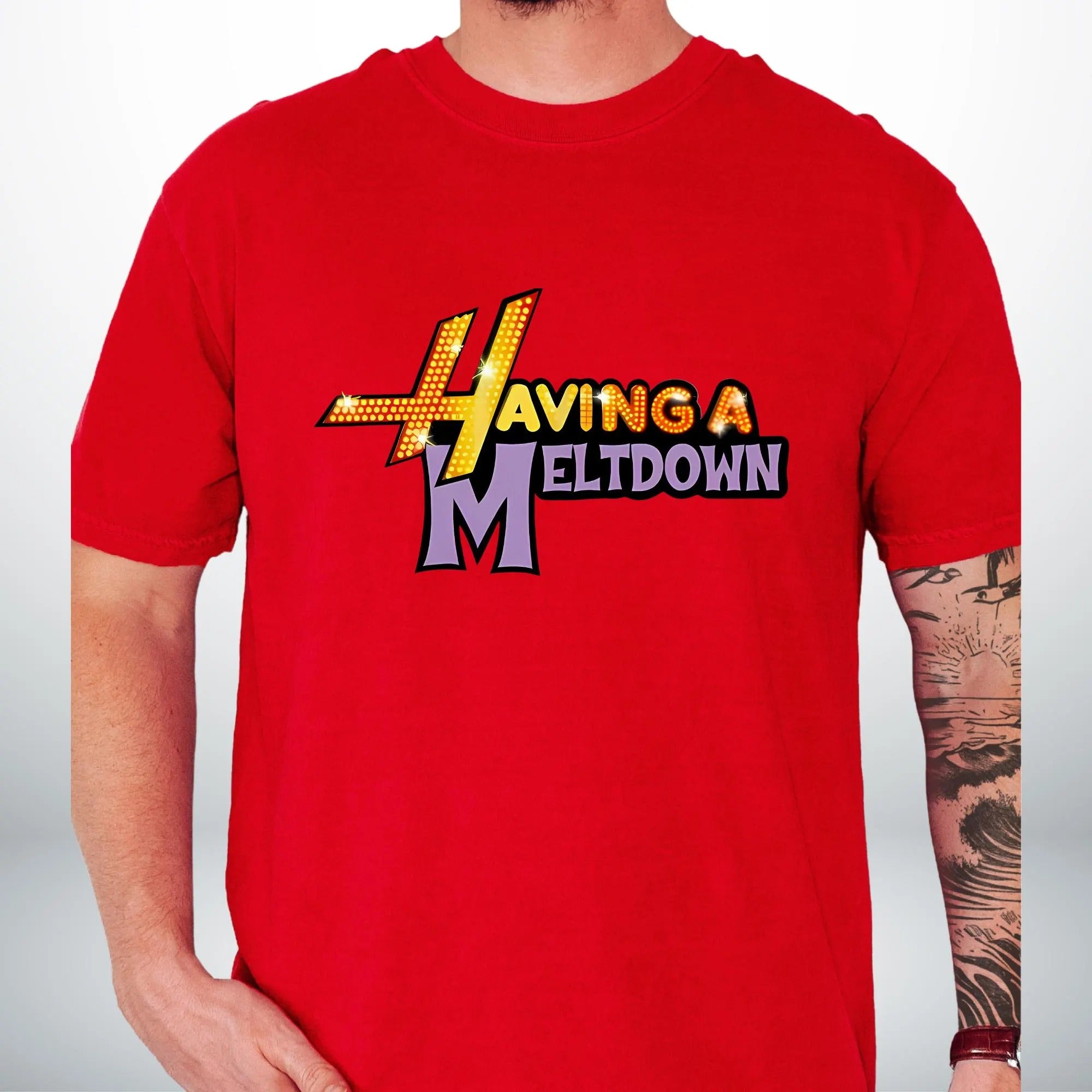 Having A Meltdown TShirt, Vintage 90s Style