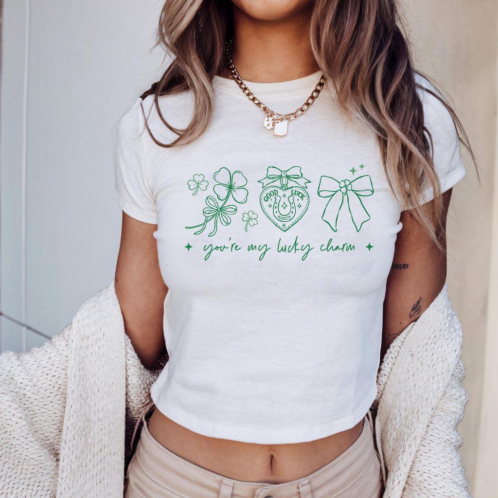 Lucky Charm BabyTee, St. Patrick’s Day Shirt