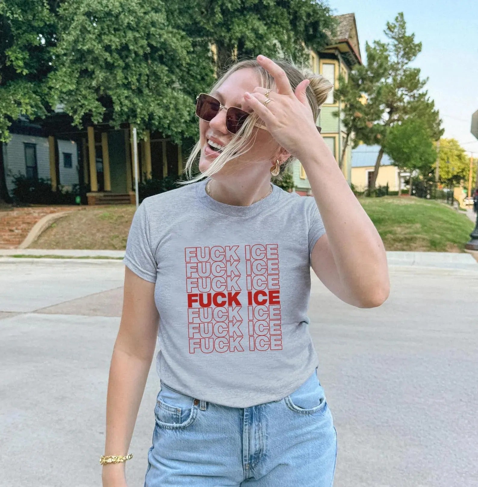 F*ck Ice Babytee, LA Ice Protest, Abolish Shirt