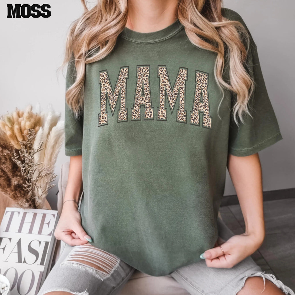 Leopard Mama Shirt, Mothers Day Tshirt, Mothers Gift