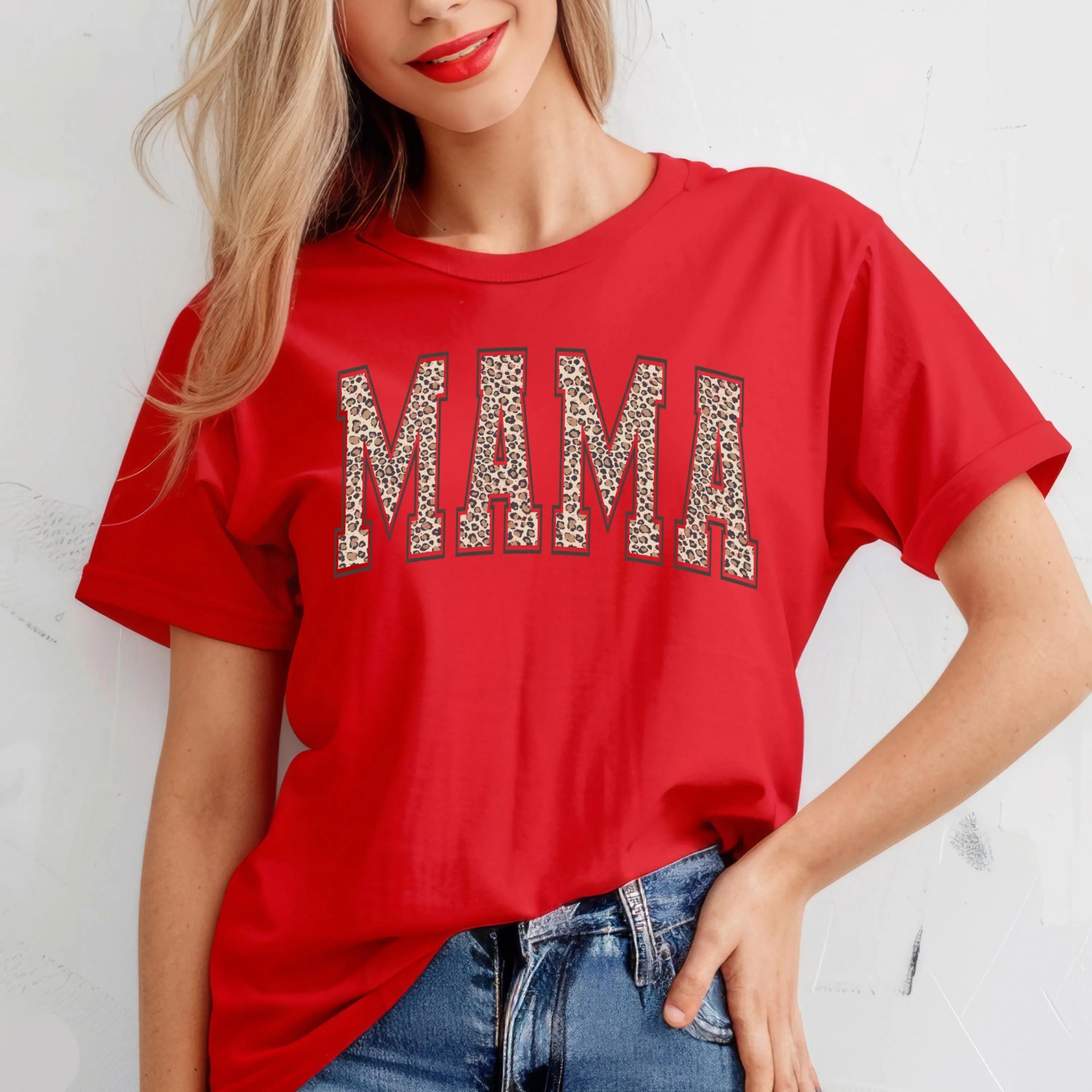 Leopard Mama Shirt, Mothers Day Tshirt, Mothers Gift