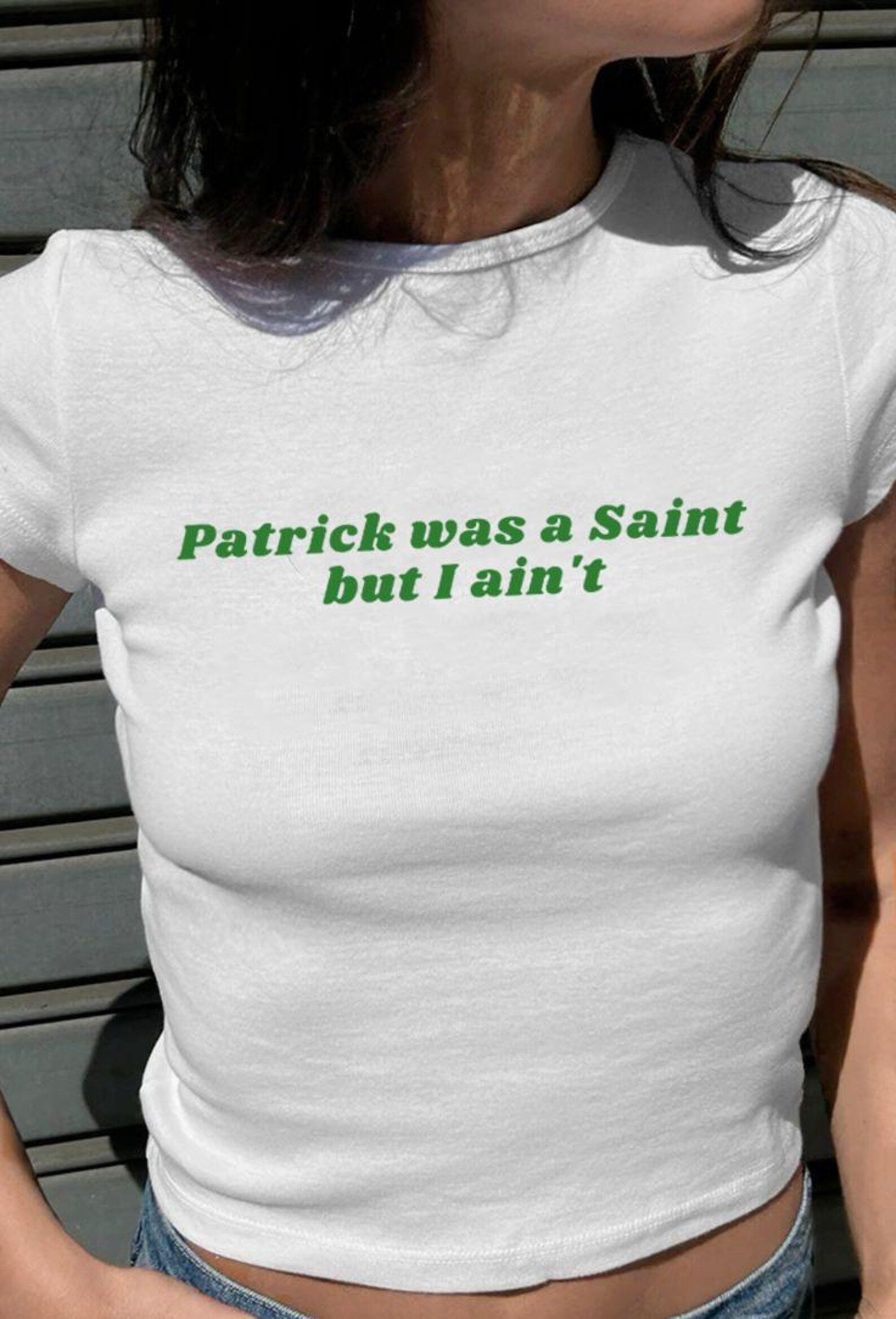 St. Patrick’s Day BabyTee, Y2K CropTop