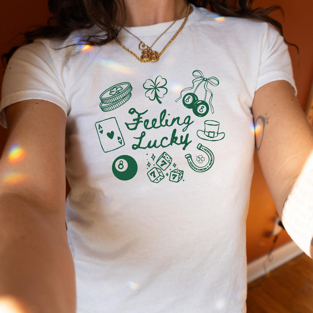 Feeling Lucky BabyTee, St Patricks Day Babytee, Lucky Shirt