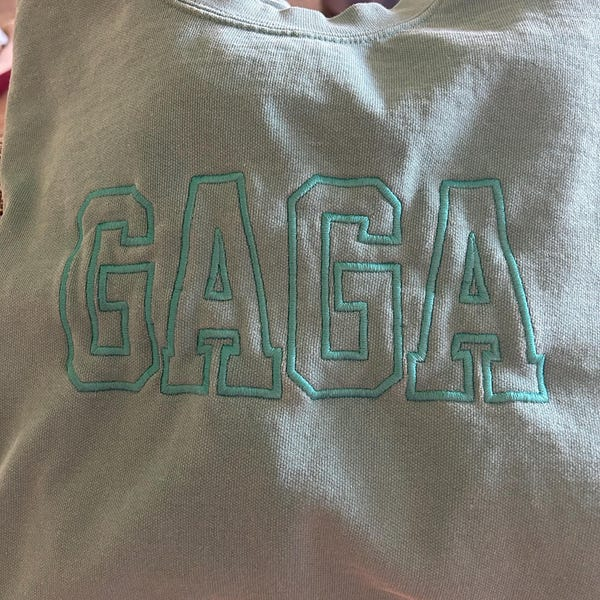 Embroidered Grandma Shirt, Gigi Shirt, Gift For Mother's Day