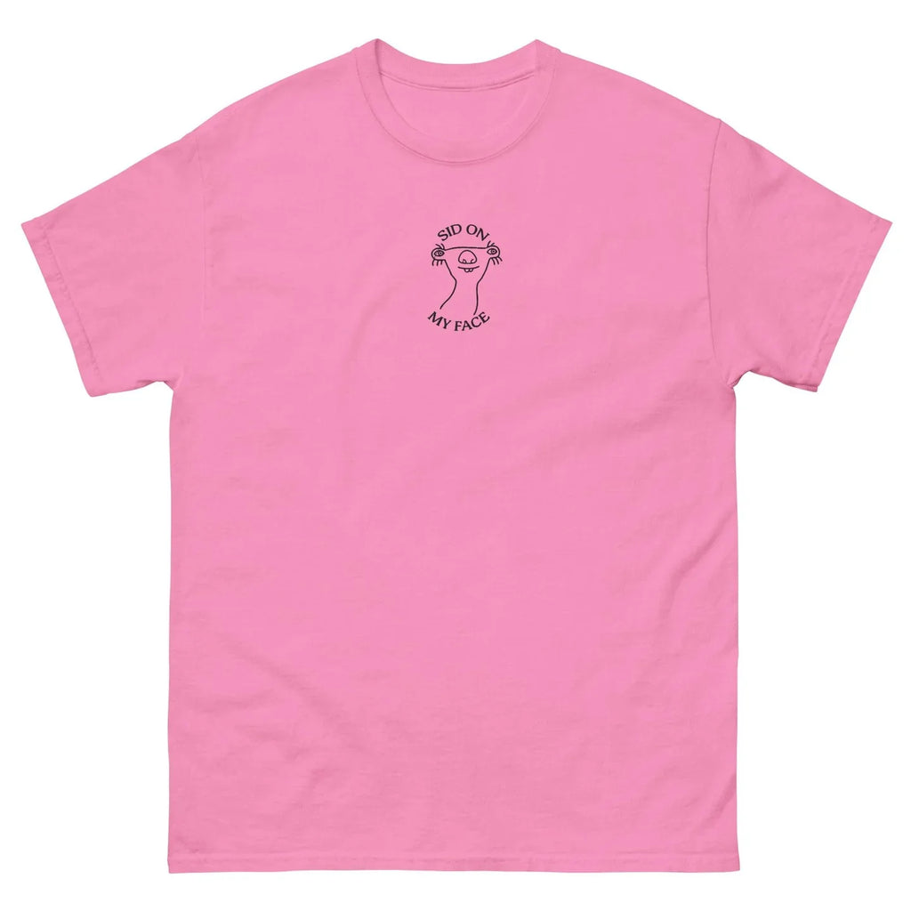 Sit On My Face Embroidered Shirt , Funny Adult Quote Tee