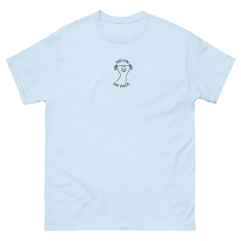 Sit On My Face Embroidered Shirt , Funny Adult Quote Tee